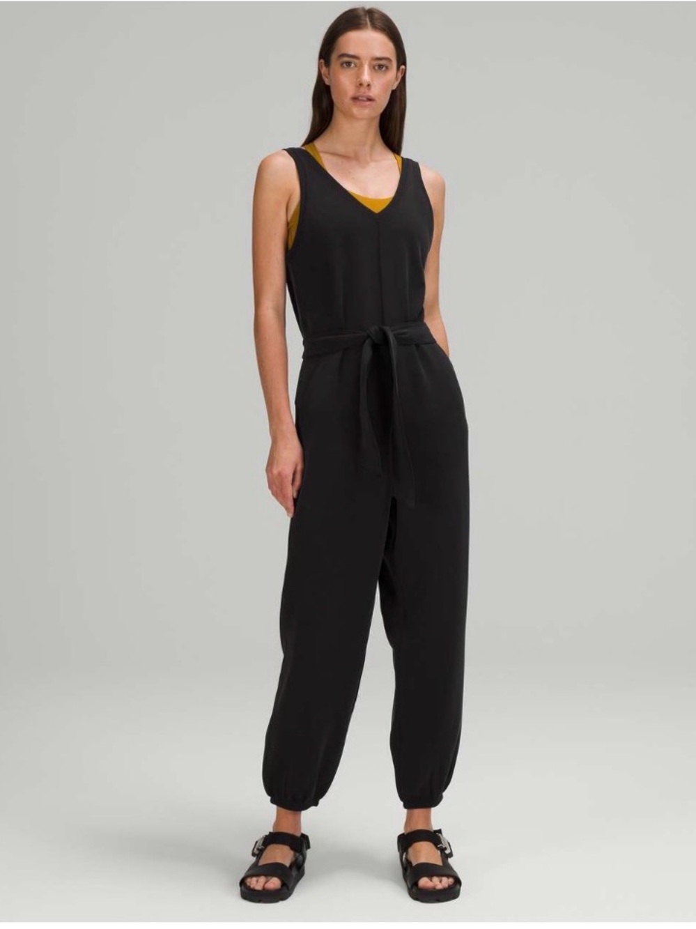 Lululemon Ease of it All V-Neck Jumpsuit
Black Size 6